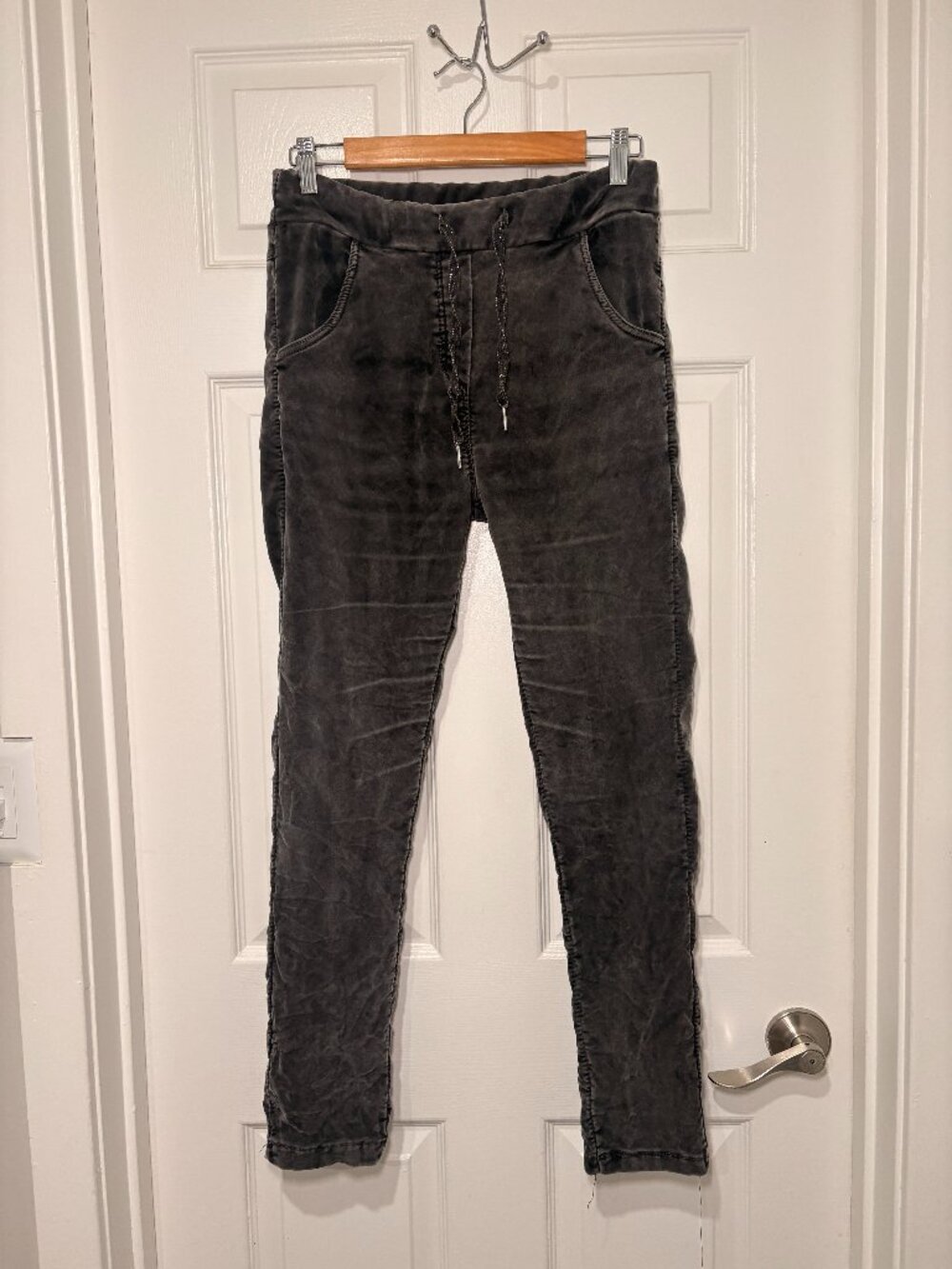 The Porter Collective Acid-washed Stretch Utility Joggers, Sz S